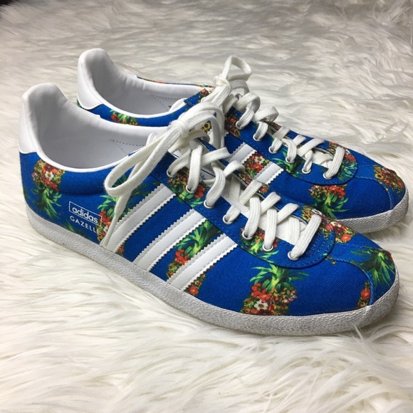 adidas gazelle floral print